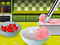 খেলা Homemade Strawberry Ice Cream