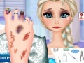খেলা Elsa Foot Doctor