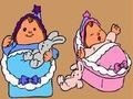খেলা Online coloring baby twins