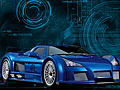 খেলা Blue Demon Car