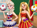 খেলা Eliza And Chloe Football Rivals 