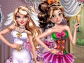 খেলা Chloe & Emma Wedding Dress up