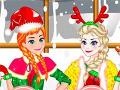 খেলা Elsa And Anna Christmas Day