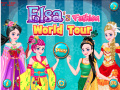 খেলা Elsa's Fashion World Tour  