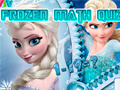 খেলা Frozen Math Quiz