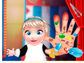খেলা Baby Elsa Hand Doctor