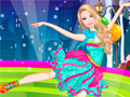 খেলা Barbie Ice Dancer Princess Dress Up