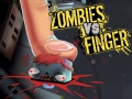 খেলা Zombies vs Finger