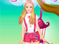 খেলা Barbie Childish Style Dress Up