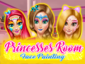 খেলা Princesses Room Face Painting