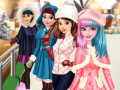খেলা Princesses Go Ice Skating