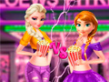 খেলা Ellie and Annie Movie Night