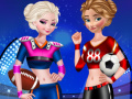 খেলা Sisters Football Baby