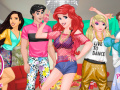 খেলা Princesses Chic House Party