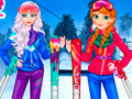 খেলা Princesses At Ski