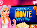 খেলা Princesses Movie Evening