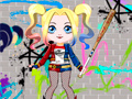 খেলা Cute Harley Quinn Dress Up