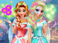 খেলা Anna & Elsa Makeover