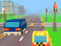 খেলা Pixel Road Taxi Depot