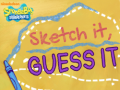 খেলা Spongebob squarepants sketch it, guess it