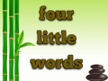 খেলা Four Little Words