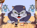 খেলা Cuphead Against the Crazy Cat