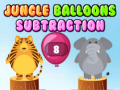 খেলা Jungle Balloons Subtraction