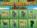 খেলা Animals Cards Match 