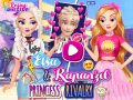 খেলা Elsa and Rapunzel Princess Rivalry
