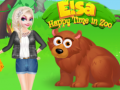 খেলা Elsa Happy Time In Zoo