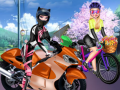 খেলা Sisters Motorcycle Vs Bike