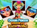 খেলা Oceania Princess Moana Face Art