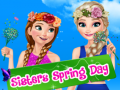 খেলা Sisters Spring Day