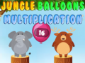 খেলা Jungle balloons multiplication