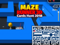 খেলা Maze Runner 3d Cards Hunt 2018