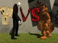 খেলা Slenderman vs Freddy The Fazbear