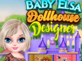 খেলা Baby Elsa Dollhouse Designer
