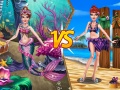 খেলা Mermaid vs Princess Outfit