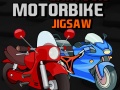 খেলা Cartoon Motorbike Jigsaw