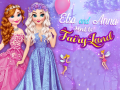 খেলা Elsa and Anna Sent to Fairyland