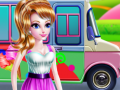 খেলা Girly Ice Cream Truck Car Wash