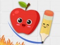 খেলা Fruit Escape: Draw Line