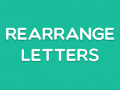 খেলা Rearrange Letters