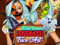 খেলা Kylie Jenner Halloween Face Art