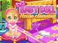 খেলা Baby Doll House Cleaning