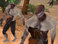খেলা Survival In Zombies Desert