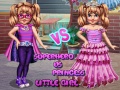 খেলা Little Girl Superhero vs Princess