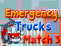খেলা Emergency Trucks Match 3