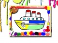 খেলা Boats Coloring Book