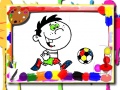 খেলা Football Coloring Time